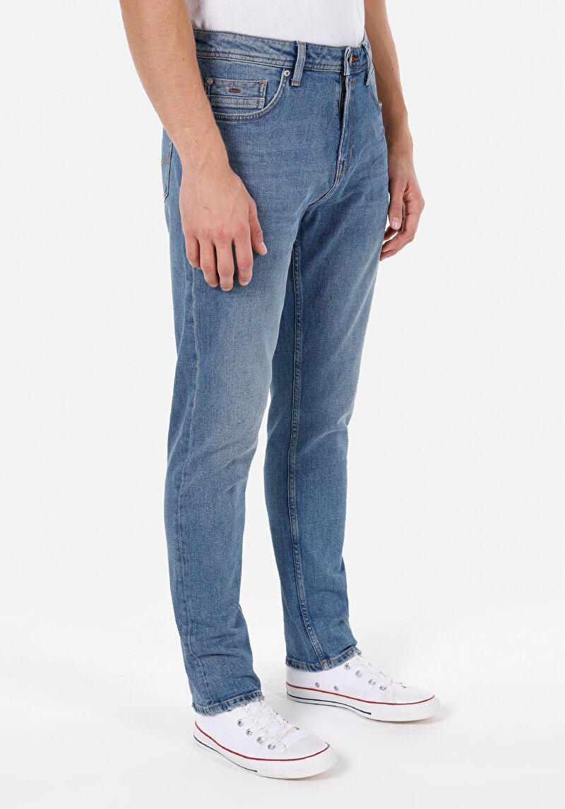 Afișați detalii pentru Pantaloni De Barbati Albastru Regular Fit 067 Jack Cl1072241