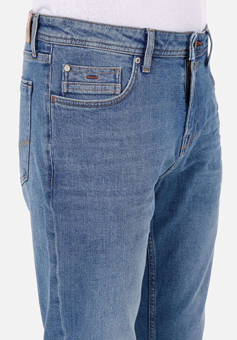 Afișați detalii pentru Pantaloni De Barbati Albastru Regular Fit 067 Jack Cl1072241