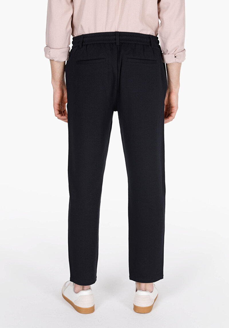 Afișați detalii pentru Pantaloni De Barbati Albastru Marin Regular Fit  Cl1073568