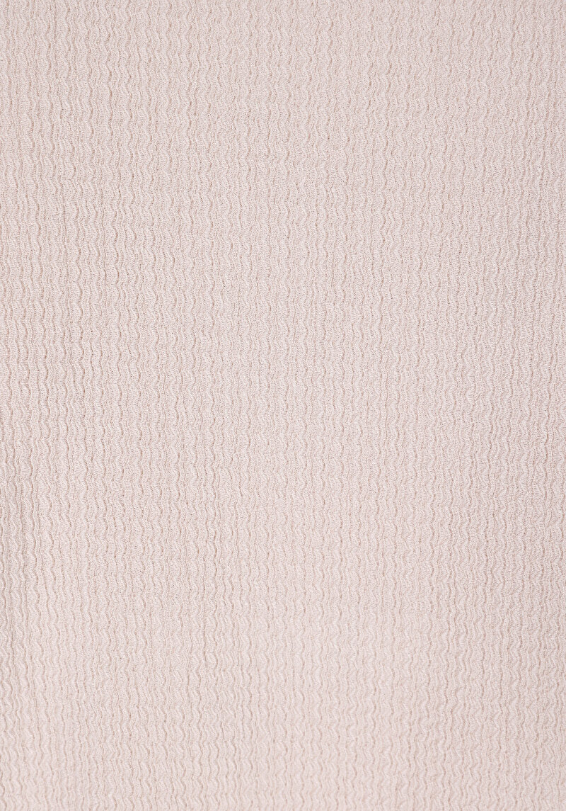 Imagine a Regular Fit Cămașă Jacquard Tricou Pentru Femei Bej Cu Mânecă Scurtă