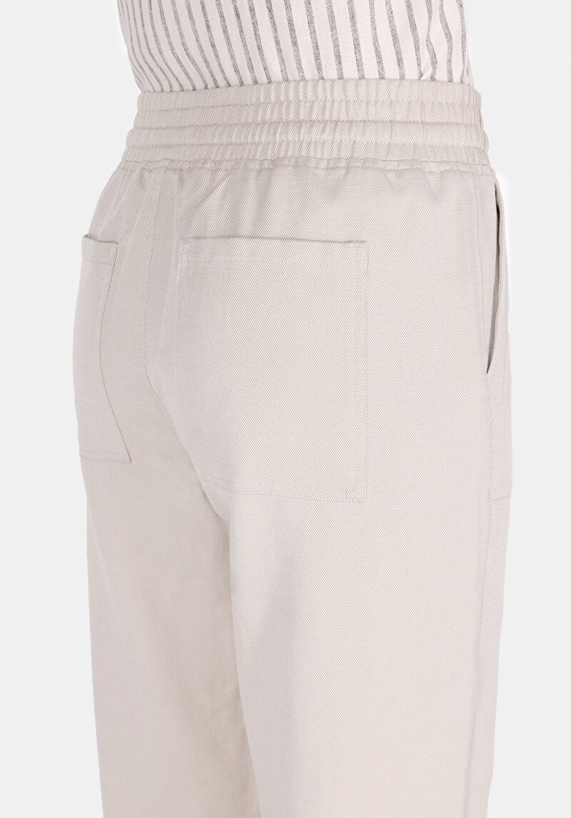 Afișați detalii pentru Pantaloni De Dama Alb Regular Fit  Cl1074664