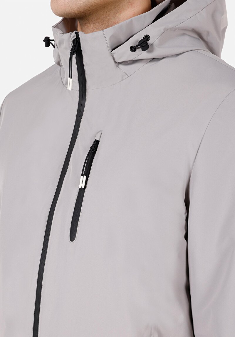 Afișați detalii pentru Jacheta De Ploaıe De Barbati Alb Regular Fit  Cl1073588