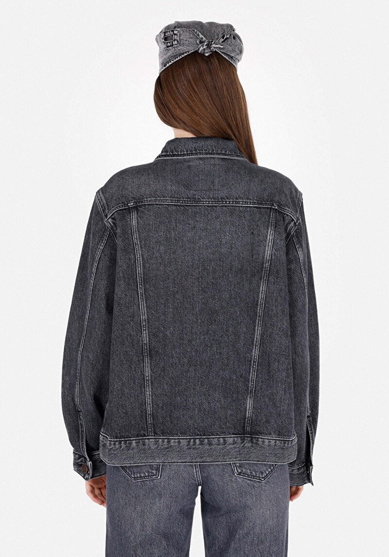 Afișați detalii pentru Jacheta De Dama Negru Regular Fit  Cl1072277