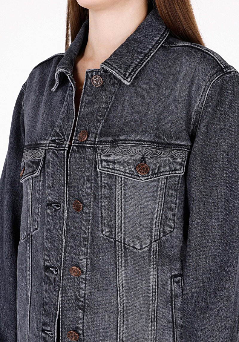 Imagine a Jacheta De Dama Negru Regular Fit Cl1072277