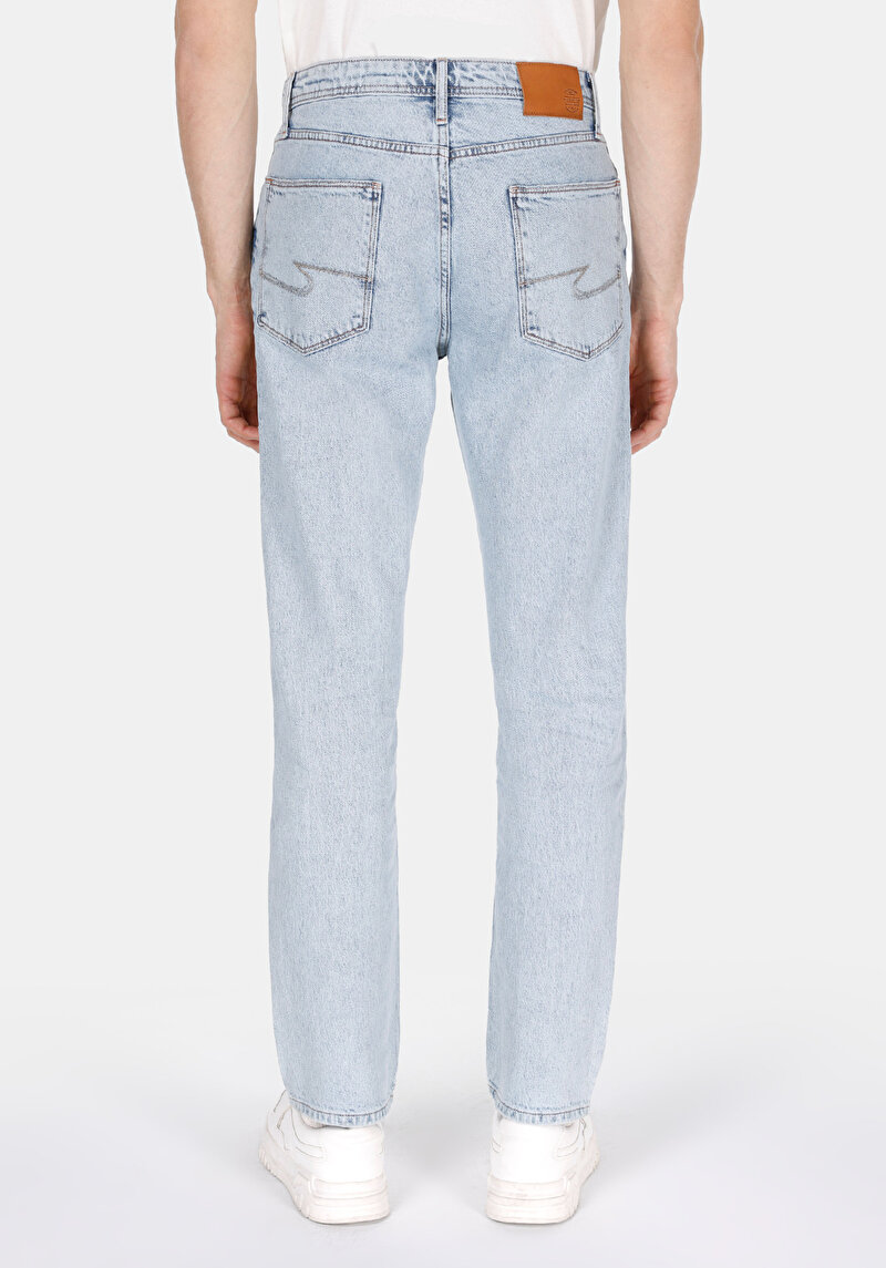 Afișați detalii pentru Blugi Indigo Slim Straight Pentru Bărbați