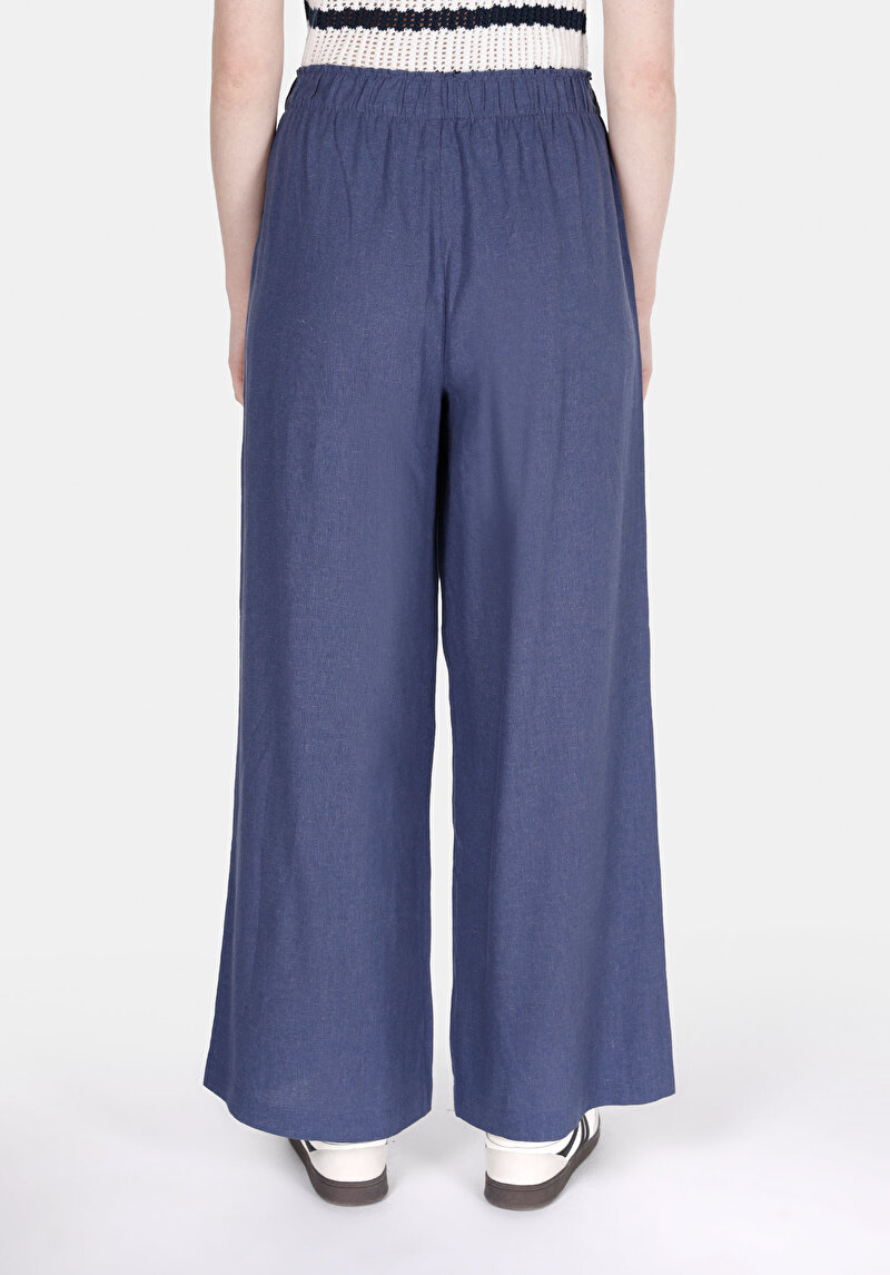 Afișați detalii pentru Pantaloni De Dama Albastru Regular Fit  Cl1074805