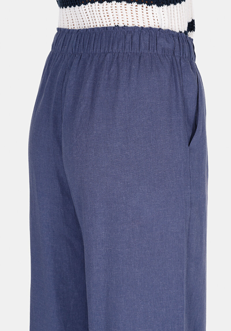 Afișați detalii pentru Pantaloni De Dama Albastru Regular Fit  Cl1074805