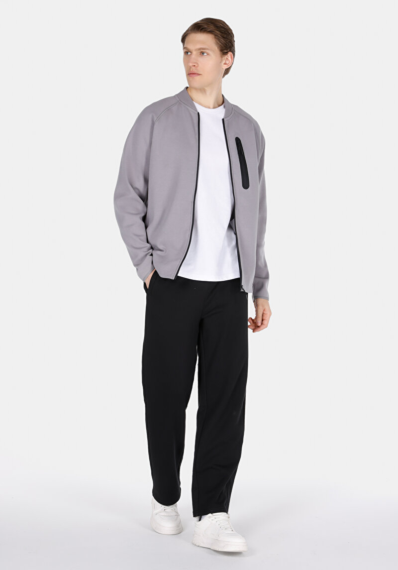 Imagine a Jachetă Gri Pentru Bărbați Comfort Fit