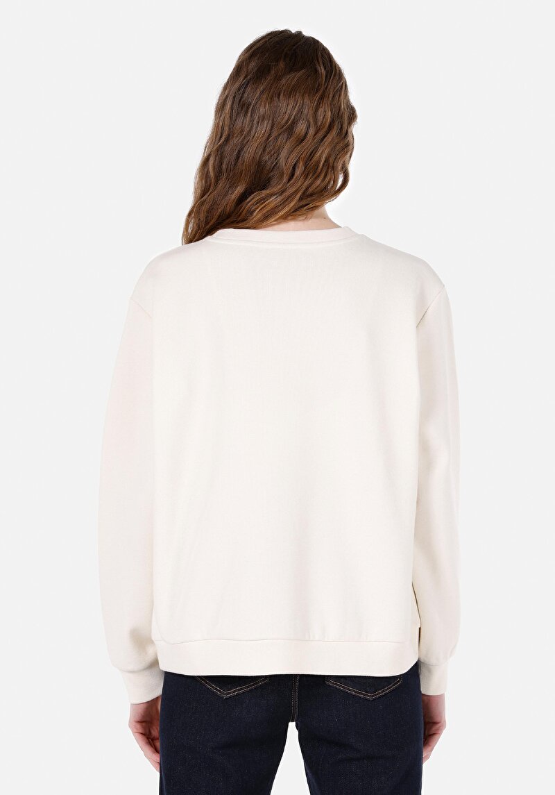 Afișați detalii pentru Hanorac / Bluza De Dama Alb Regular Fit  Cl1073673