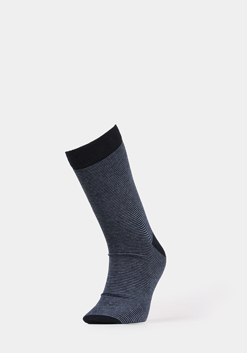 Imagine a Sosete De Barbati Albastru Marin Modern Fit  Cl1072424