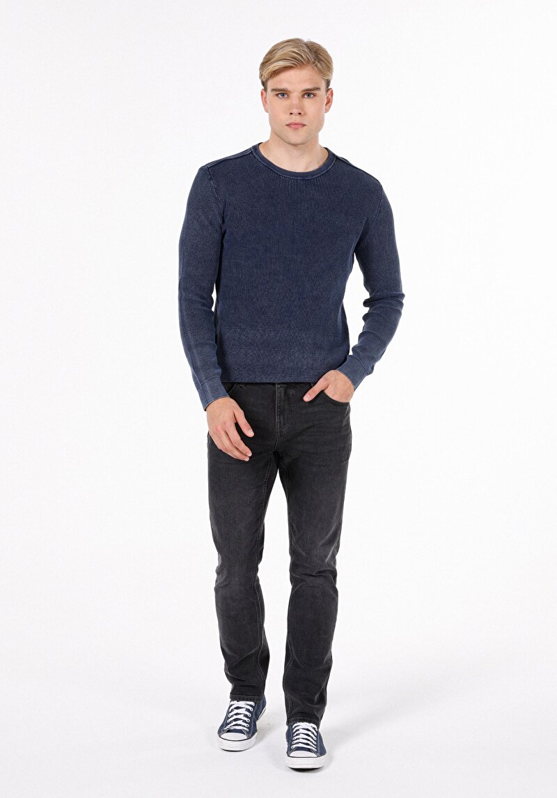 Imagine a Pulover De Barbati Albastru Regular Fit Cl1072501