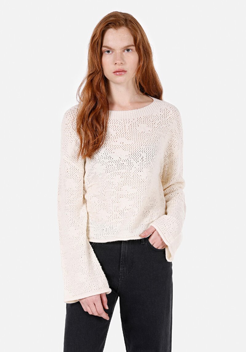 Imagine a Pulover De Dama Ecru Regular Fit  Cl1072516