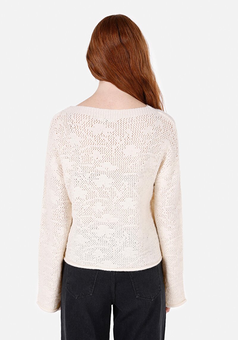 Imagine a Pulover De Dama Ecru Regular Fit Cl1072516