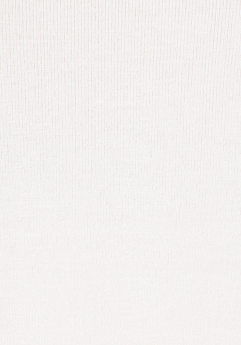 Afișați detalii pentru Pulover Cu Mâneci Scurte De Dama Ecru Slim Fit  Cl1072526