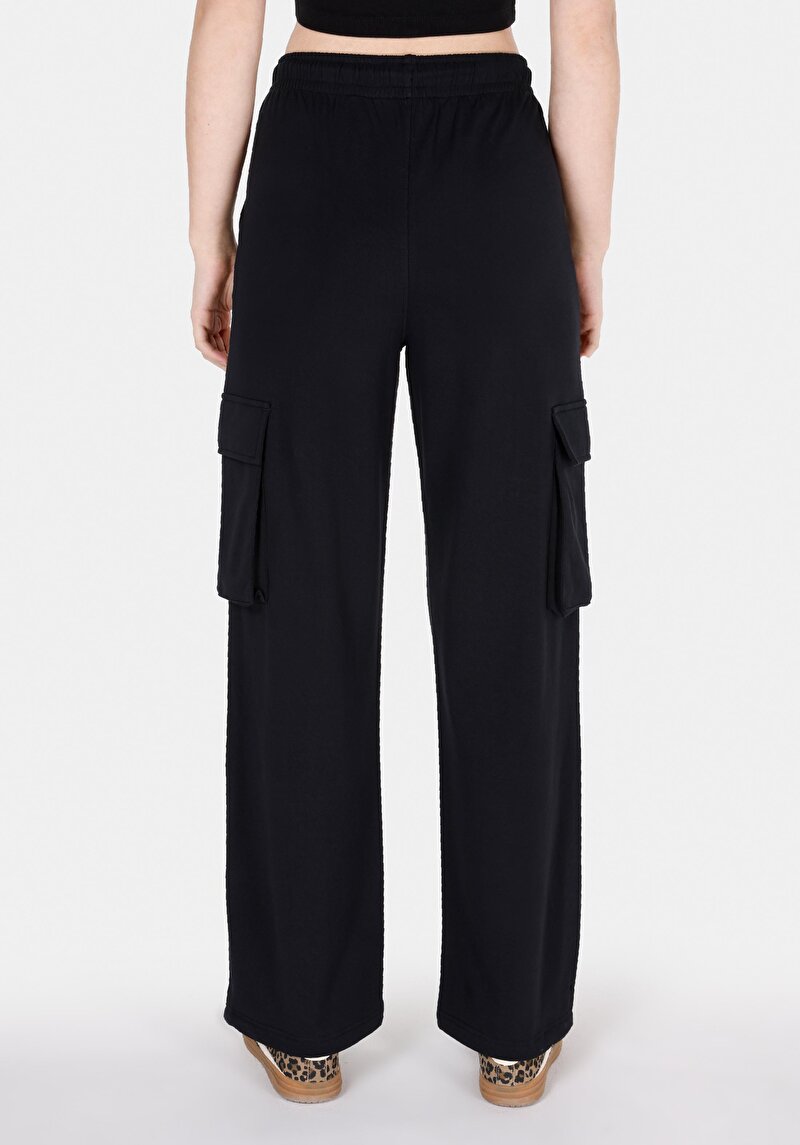 Afișați detalii pentru Pantaloni De Trening De Dama Negru Regular Fit  Cl1072561