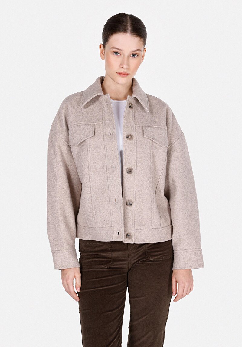 Imagine a Jachetă Maro Pentru Femei Regular Fit