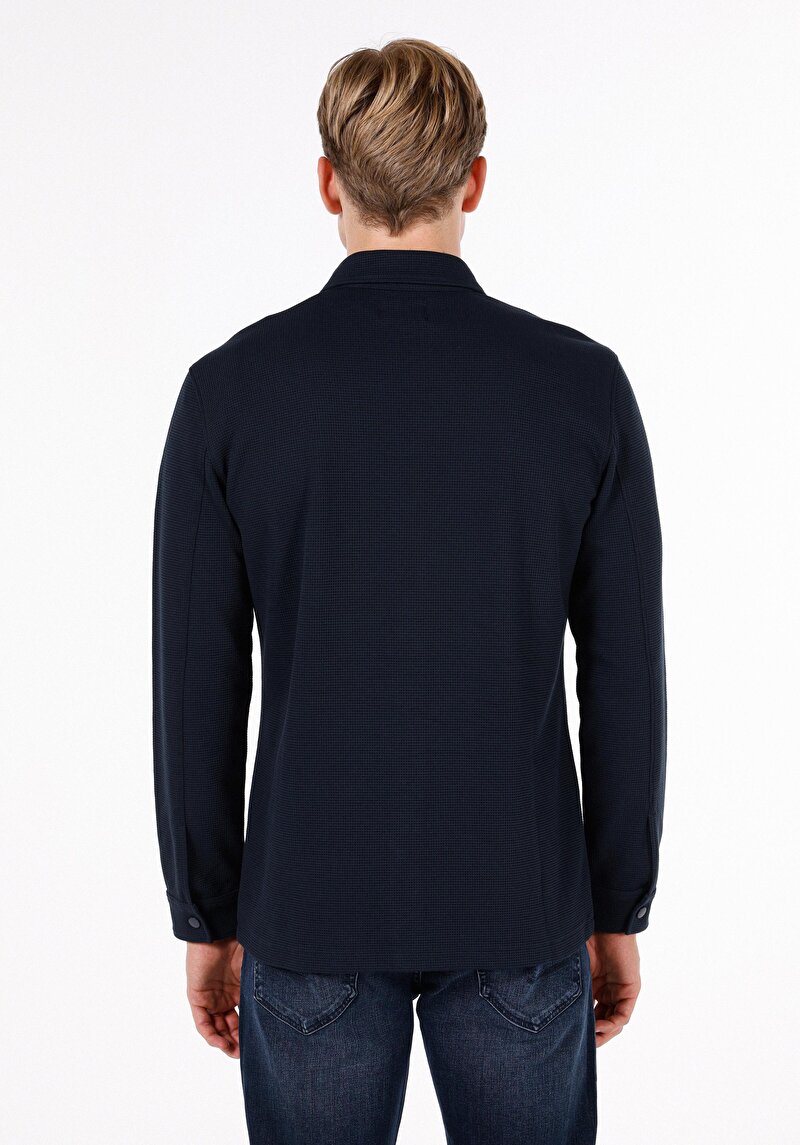 Afișați detalii pentru Jachetă Regular Fit Bleumarin Pentru Bărbați