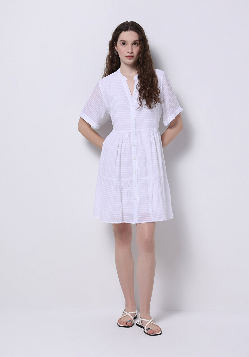 Imagine a Rochie De Dama Alb Regular Fit Cl1073351