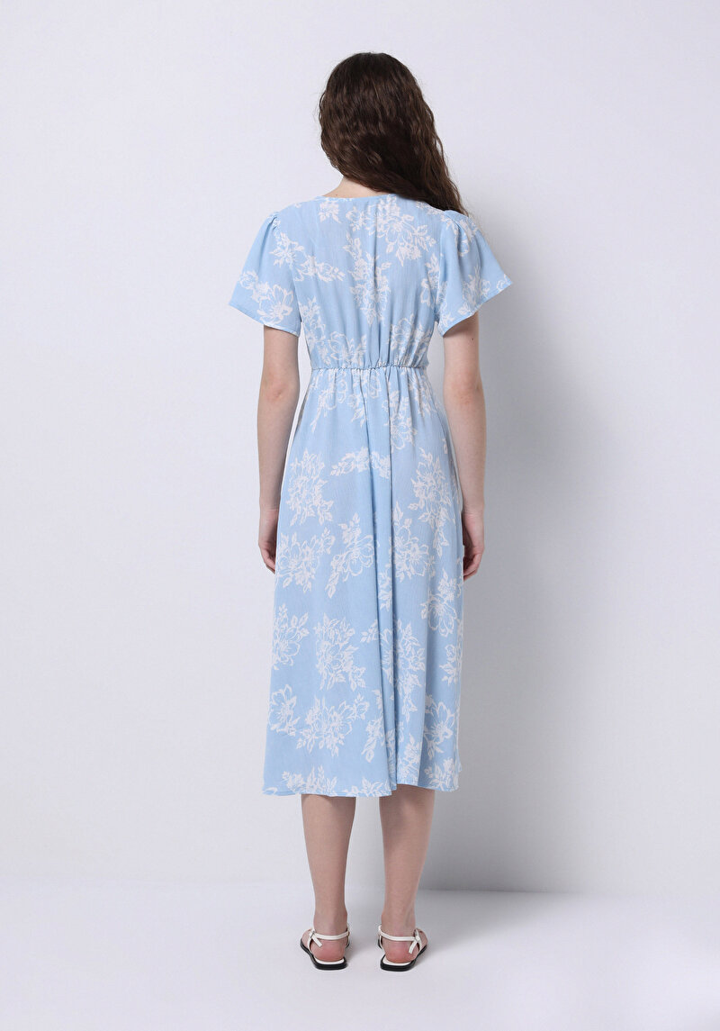 Imagine a Rochie Albastră Pentru Femei Regular Fit