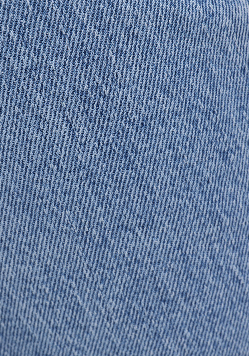 Afișați detalii pentru Regular Fit Talie Înaltă Picior Larg Blugi İndigo Pentru Femei