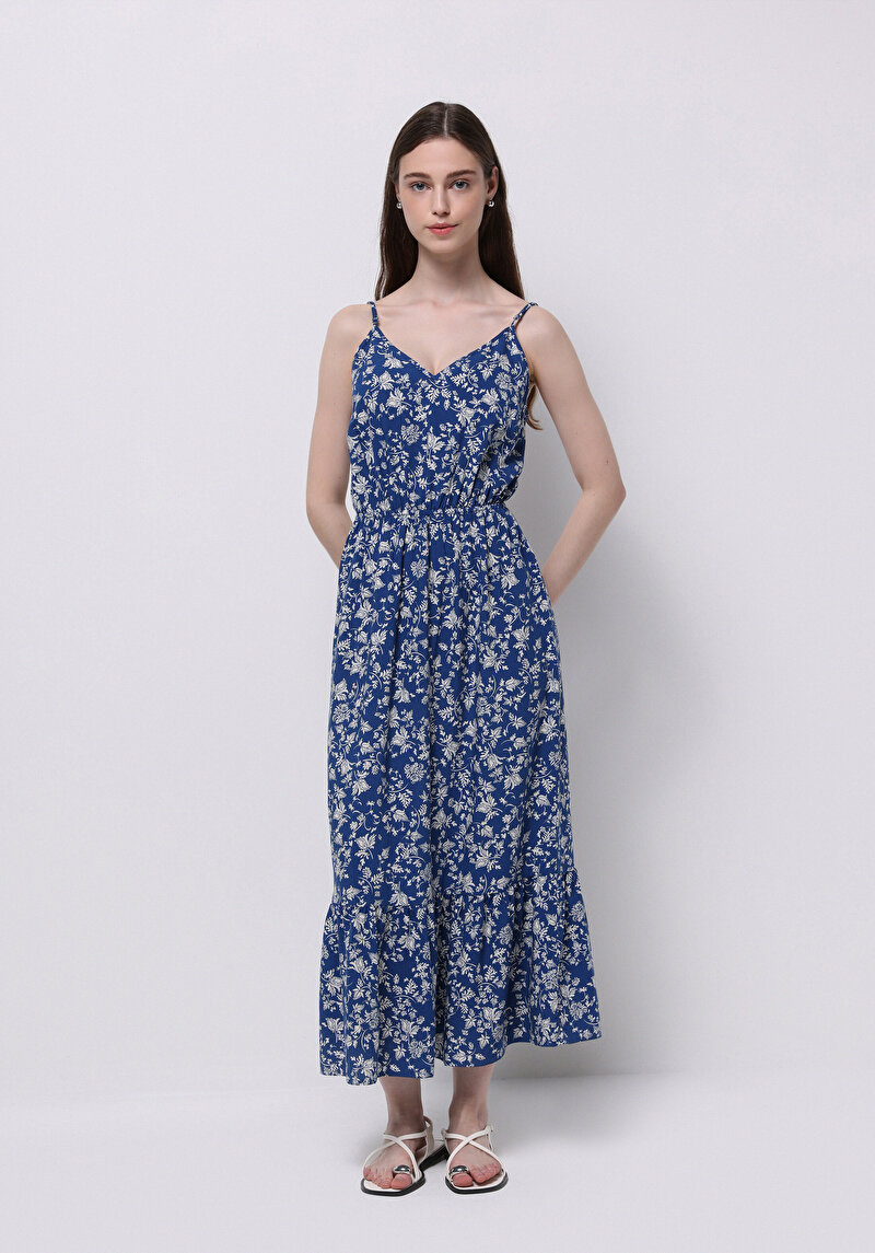 Imagine a Rochie Albastră Pentru Femei Regular Fit