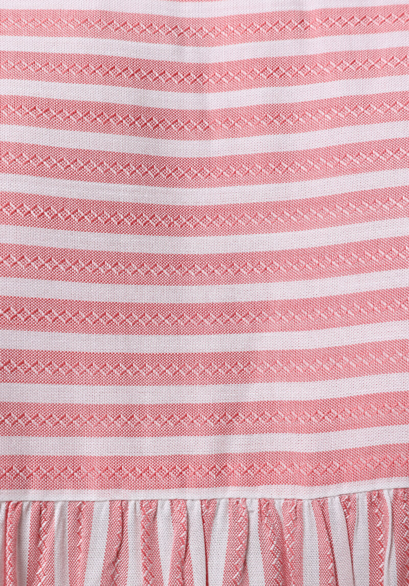 Afișați detalii pentru Regular Fit Cămașă Cu Dungi Cămașă Roșie Cu Mânecă Lungă Pentru Femei