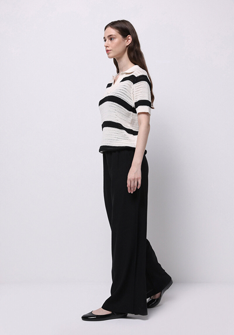 Imagine a Pulover Ecru Pentru Femei Regular Fit