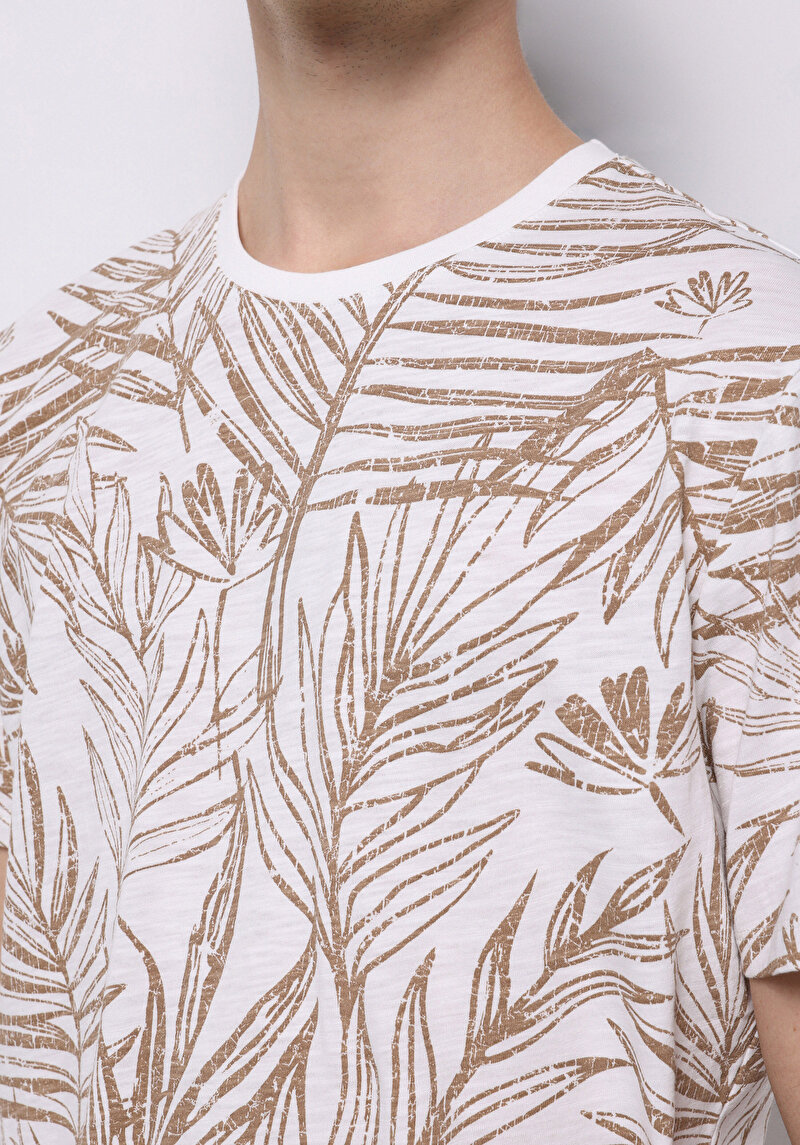 Imagine a Tricou Cu Maneca Scurta De Barbati Alb Regular Fit  Cl1067739