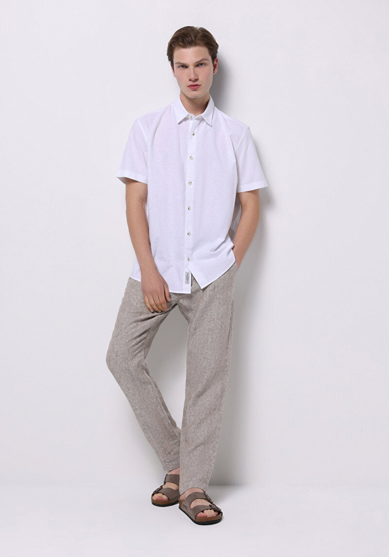 Imagine a Pantaloni De Barbati Maro Regular Fit  Cl1074563