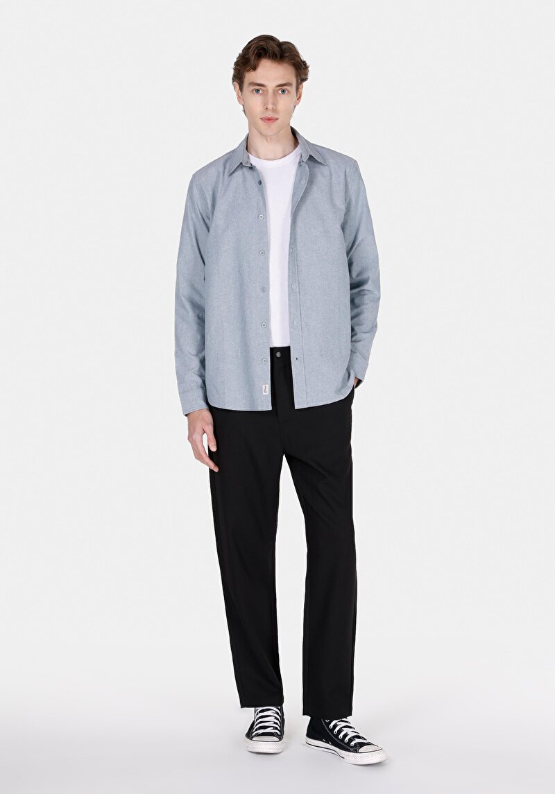 Afișați detalii pentru Camasa Cu Maneca Lunga De Barbati Verde Regular Fit  Cl1073845