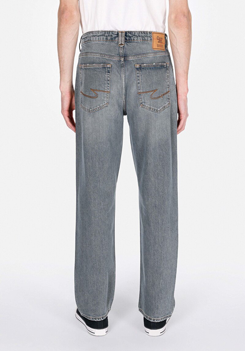 Imagine a Pantaloni De Barbati Verde Baggy Fit Cl1074870