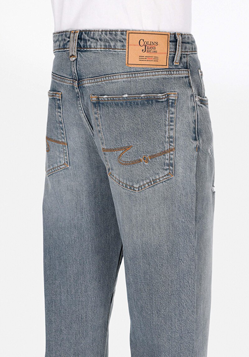 Afișați detalii pentru Pantaloni De Barbati Verde Baggy Fit  Cl1074870