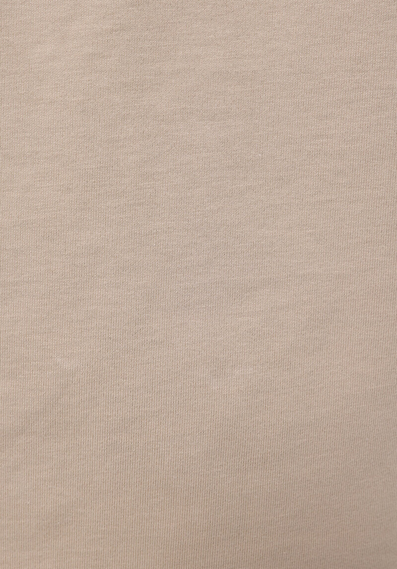 Imagine a Comfort Fit Round Neck Drept Bărbați Bej Tricou Cu Mânecă Scurtă