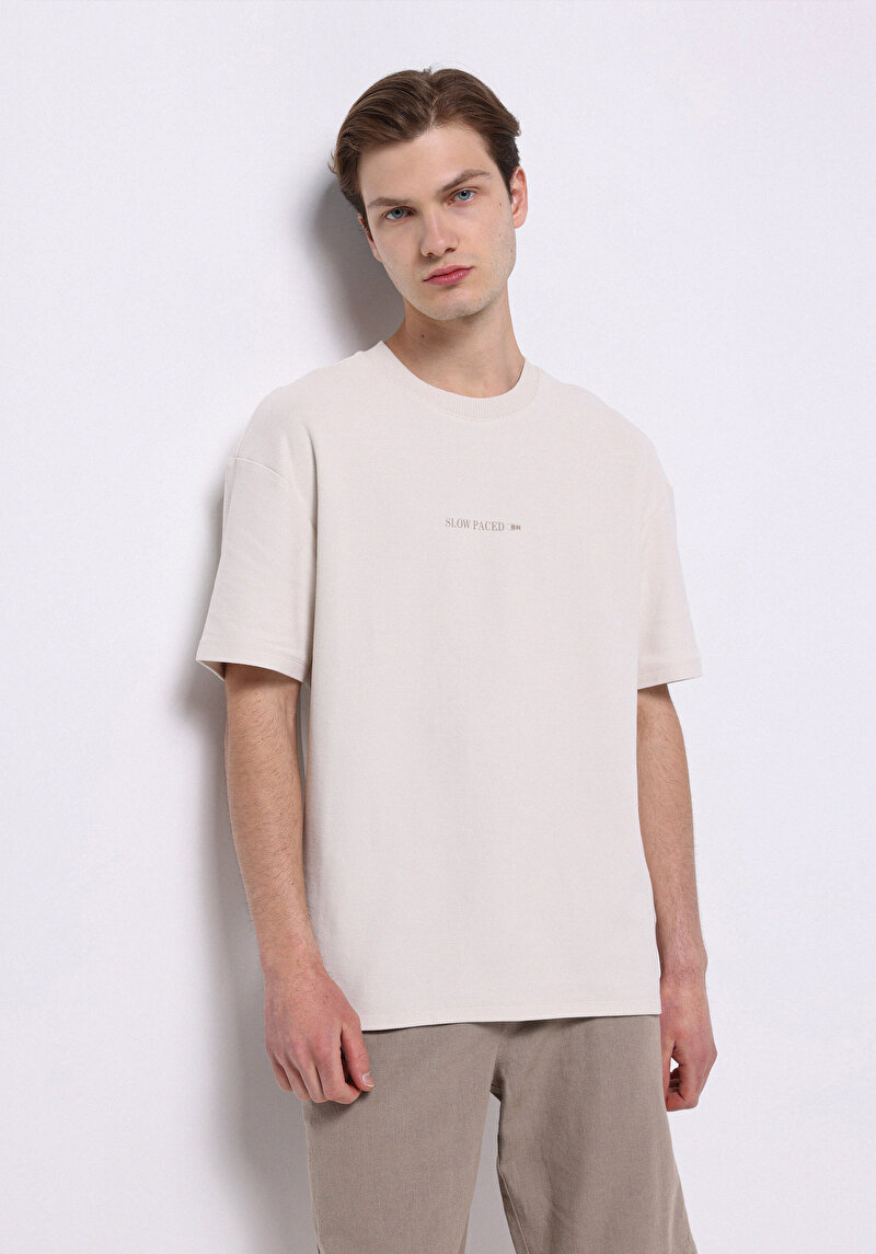 Imagine a Tricou Cu Maneca Scurta De Barbati Piatră Comfort Fit Cl1074222