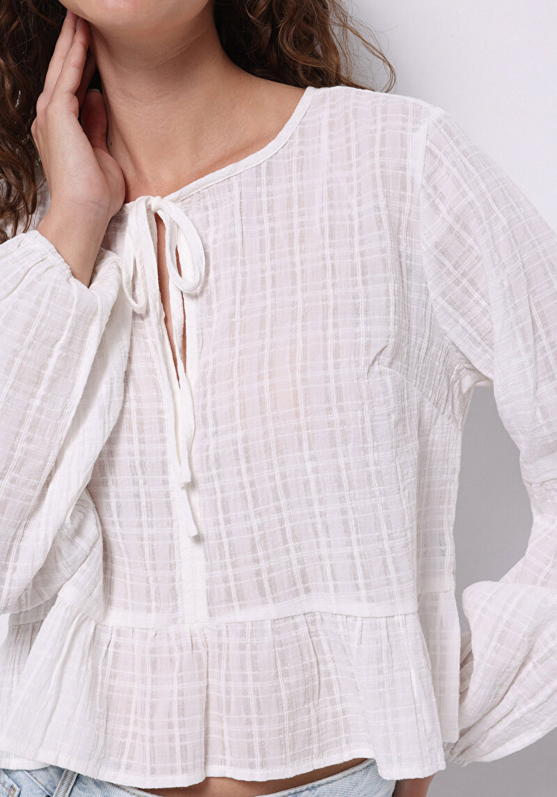 Afișați detalii pentru Cămașă Albă Pentru Femei Regular Fit