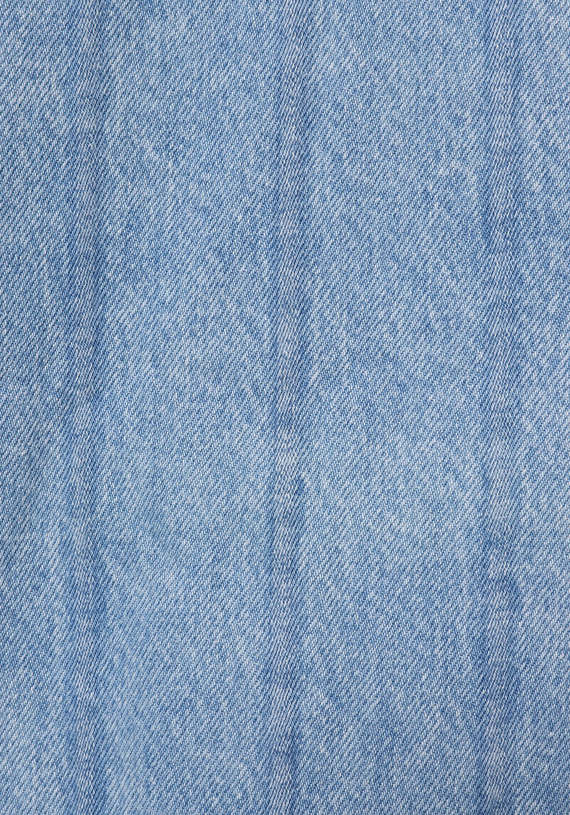 Afișați detalii pentru Oversize Fit Fermoar Uncăptușeală Jachetă Albastră Pentru Femei