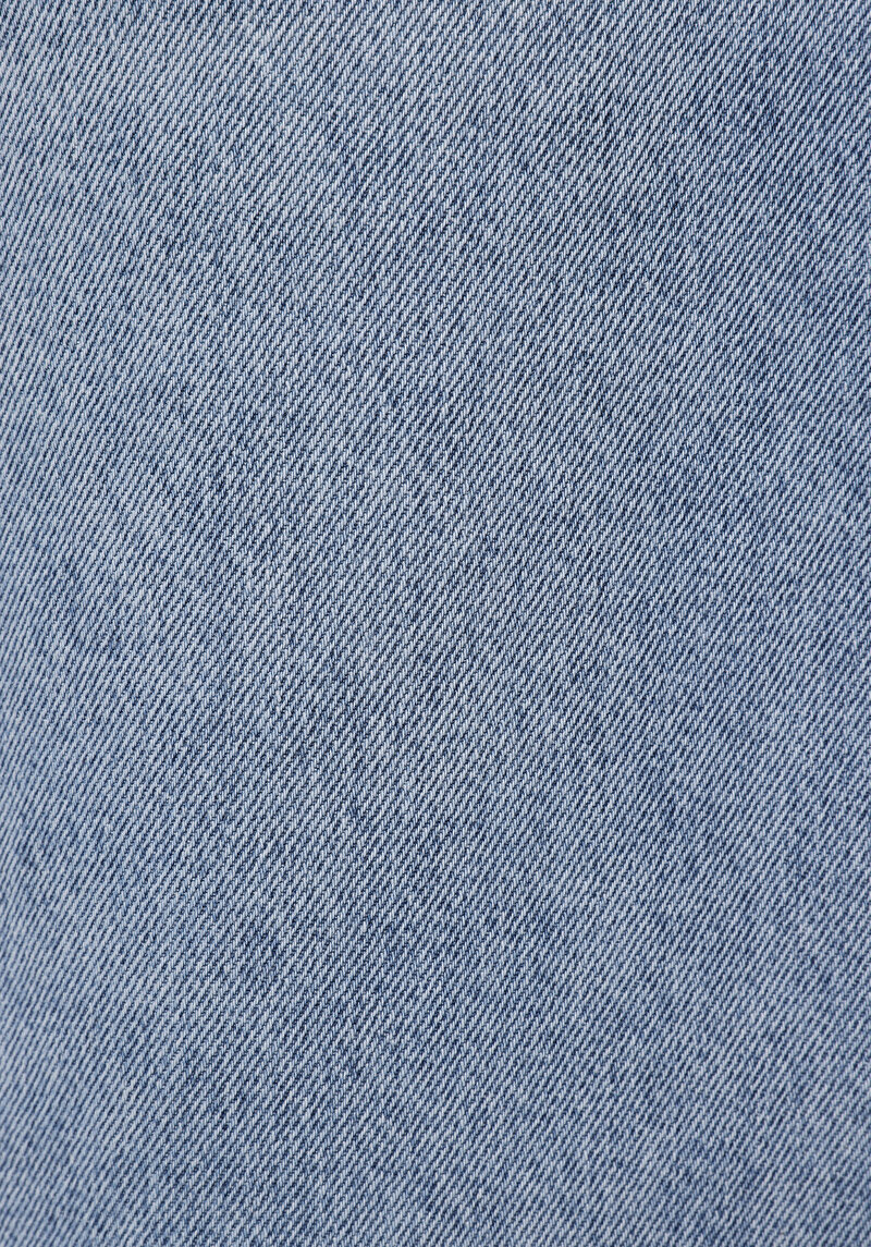 Afișați detalii pentru Slim Fit Drept Fermoar Fustă Albastru Deschis Pentru Femei