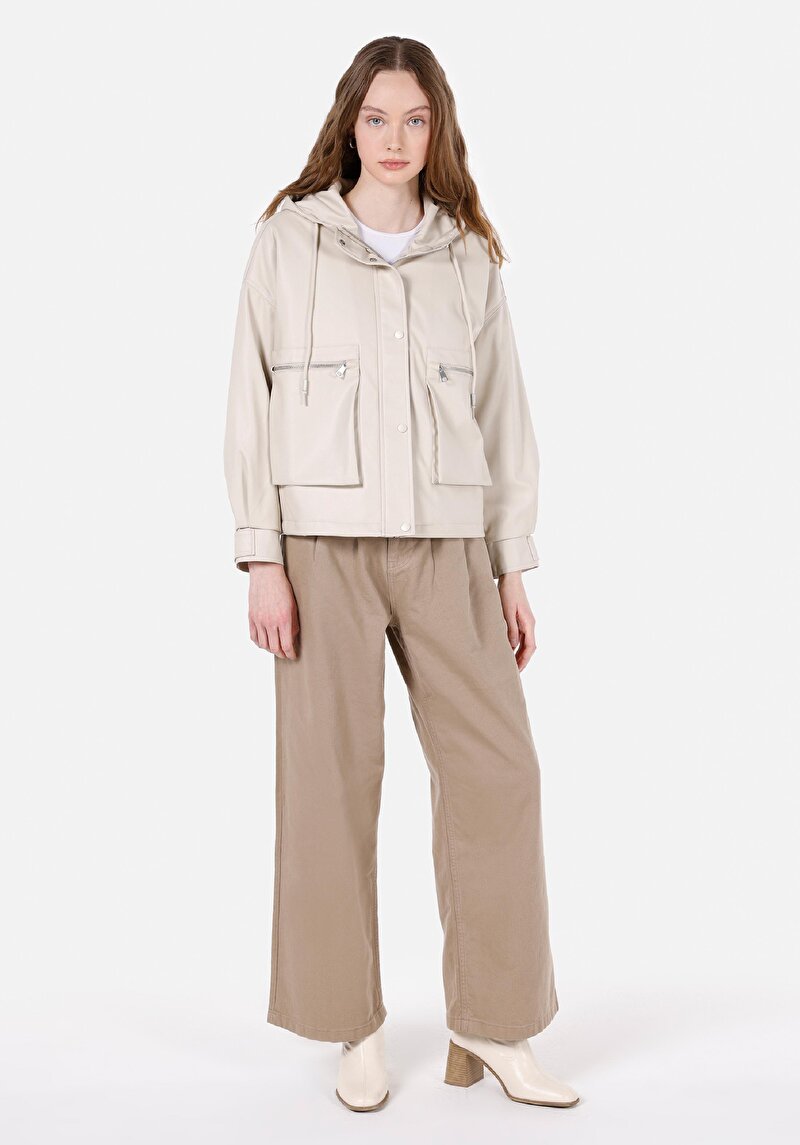 Imagine a Jacheta De Dama Ecru Regular Fit Cl1072616