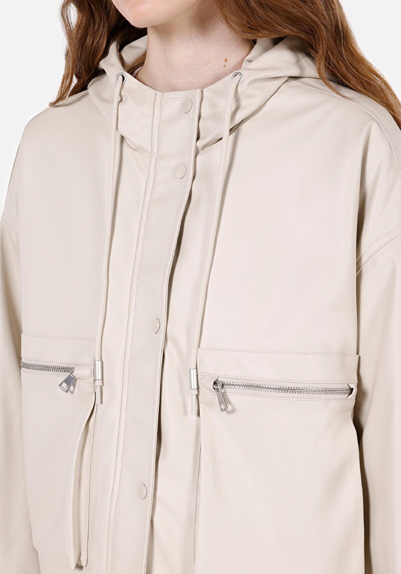 Imagine a Jacheta De Dama Ecru Regular Fit Cl1072616