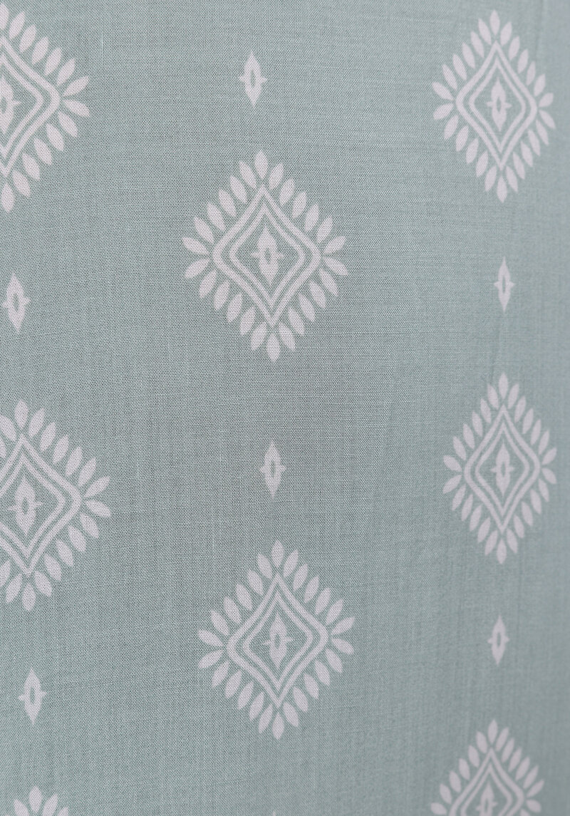 Afișați detalii pentru Regular Fit Talie Ascendentă Picior Larg Pantaloni Verzi Pentru Femei