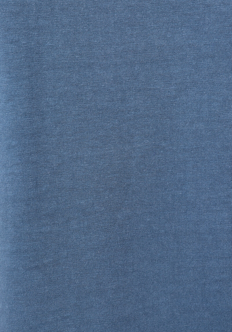 Imagine a Regular Fit Round Neck Drept Bărbați Albastru Tricou Cu Mânecă Scurtă