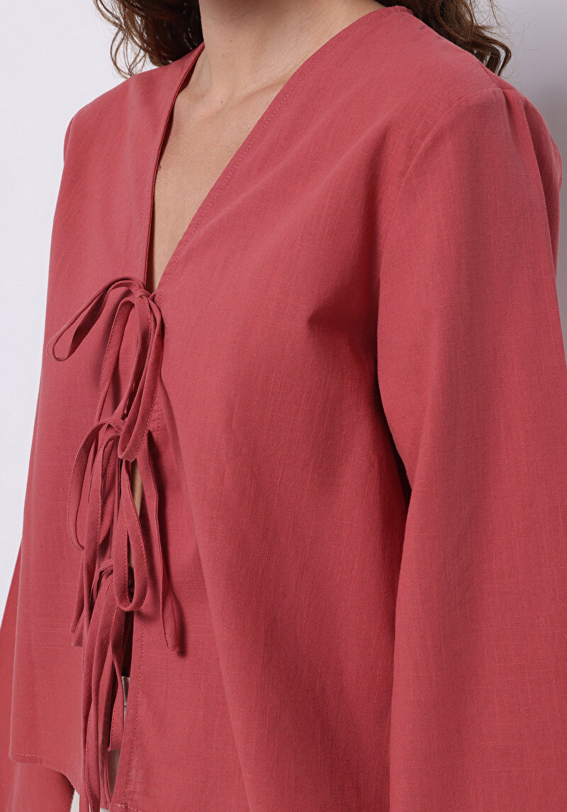 Afișați detalii pentru Cămașă Roz Pentru Femei Regular Fit