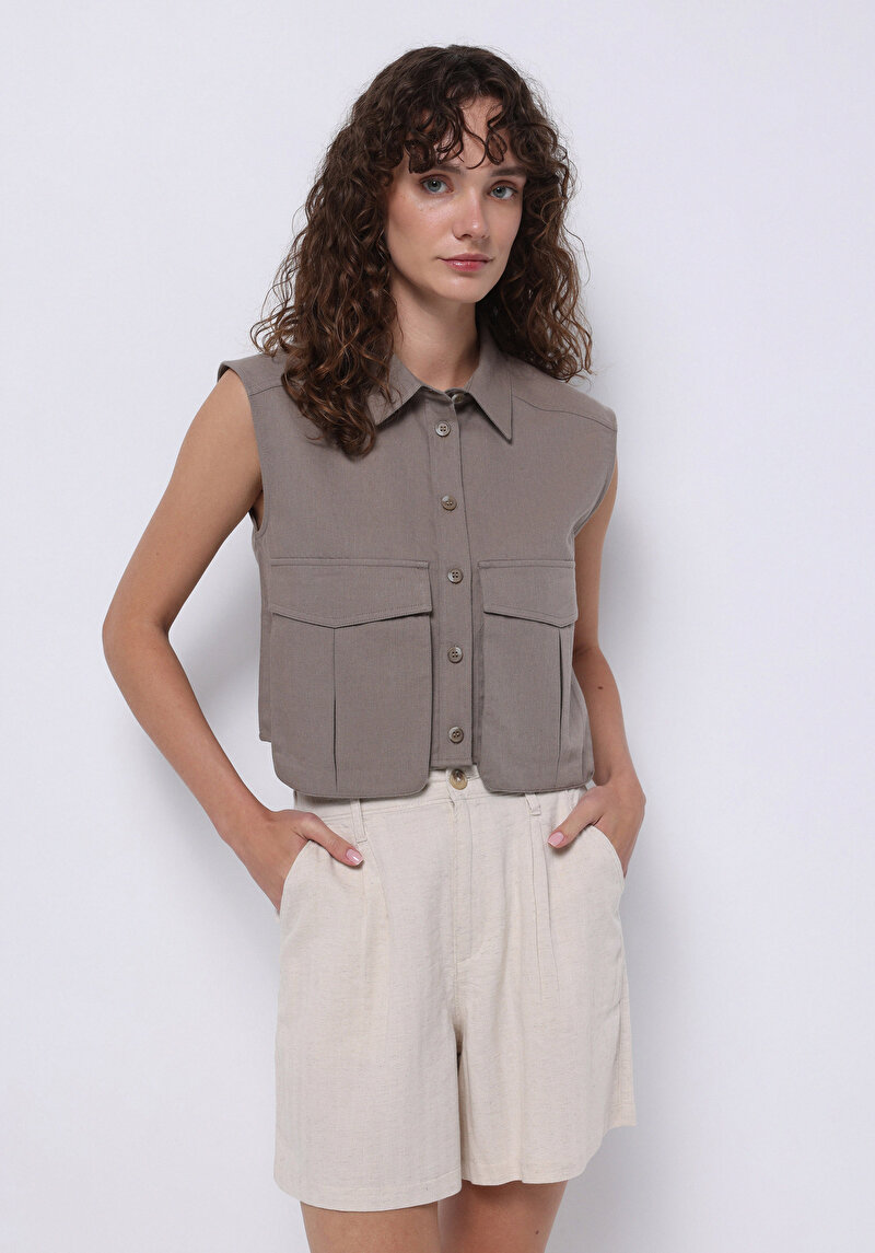 Imagine a Cămașă Verde Pentru Femei Regular Fit