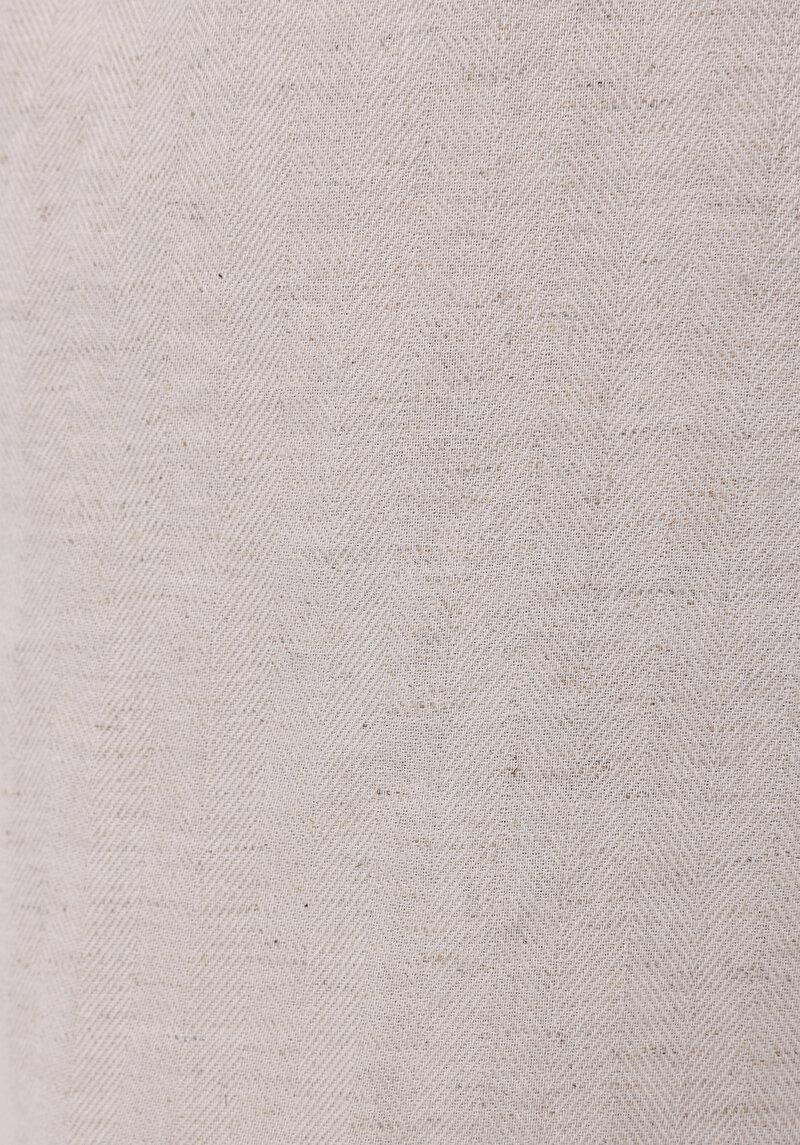 Afișați detalii pentru Regular Fit Rising Waist Straight Pantaloni Scurți Bej Pentru Femei