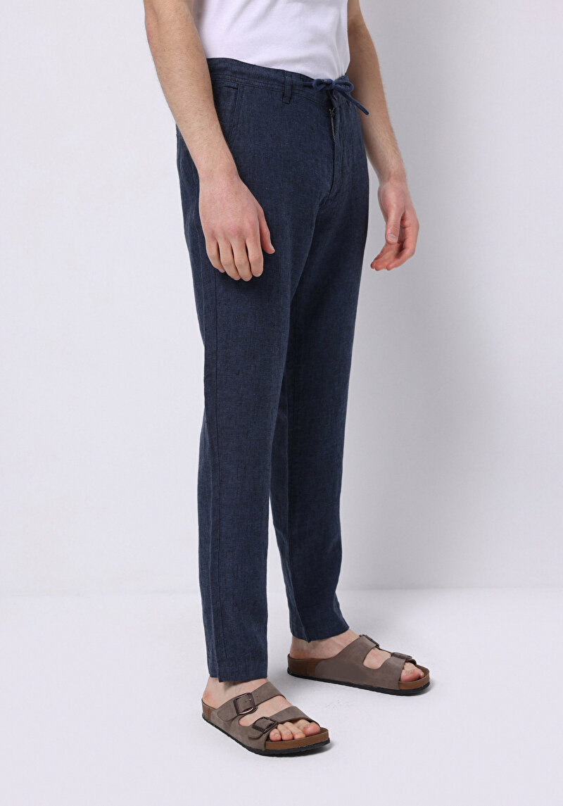 Imagine a Pantaloni De Barbati Albastru Marin Regular Fit Cl1074563