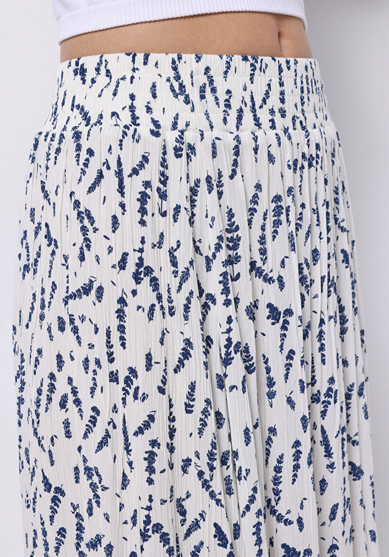 Imagine a Fustă Multicoloră İmprimată Maxi Lungime Pentru Femei