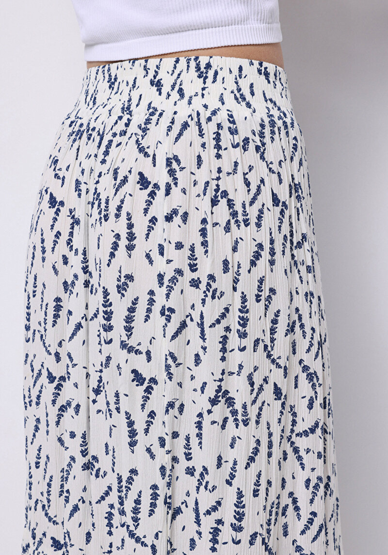 Afișați detalii pentru Fustă Multicoloră İmprimată Maxi Lungime Pentru Femei