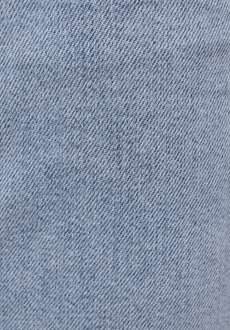 Afișați detalii pentru Blugi İndigo Pentru Bărbați Cu Talie Dreaptă Cu Talie Dreaptă