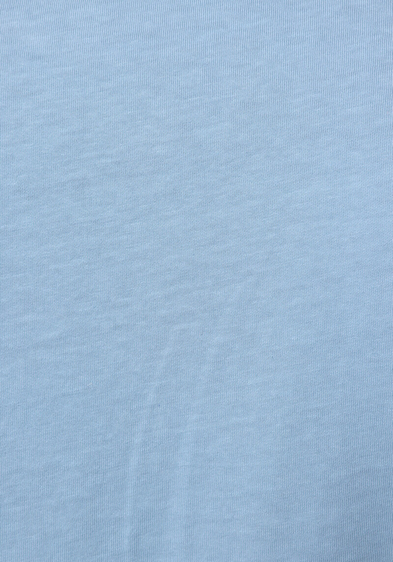 Imagine a Regular Fit Round Neck Drept Bărbați Albastru Tricou Cu Mânecă Scurtă