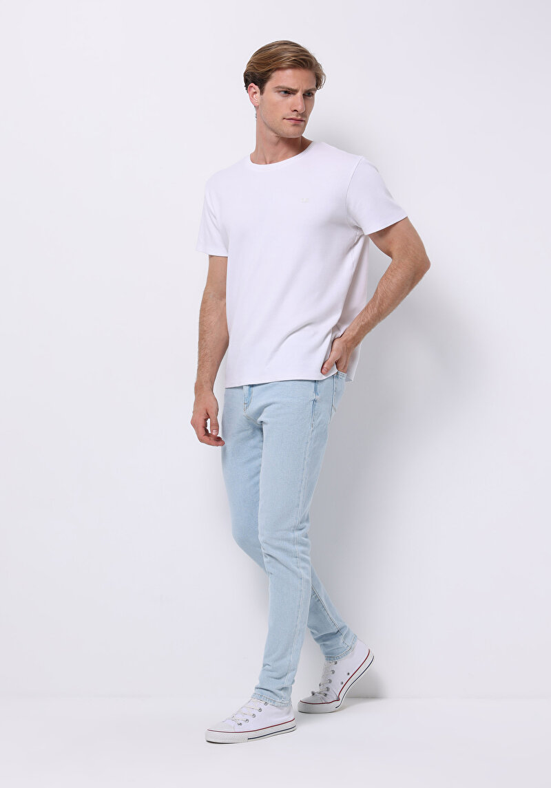 Afișați detalii pentru Blugi Slim Fit Indigo Pentru Bărbați